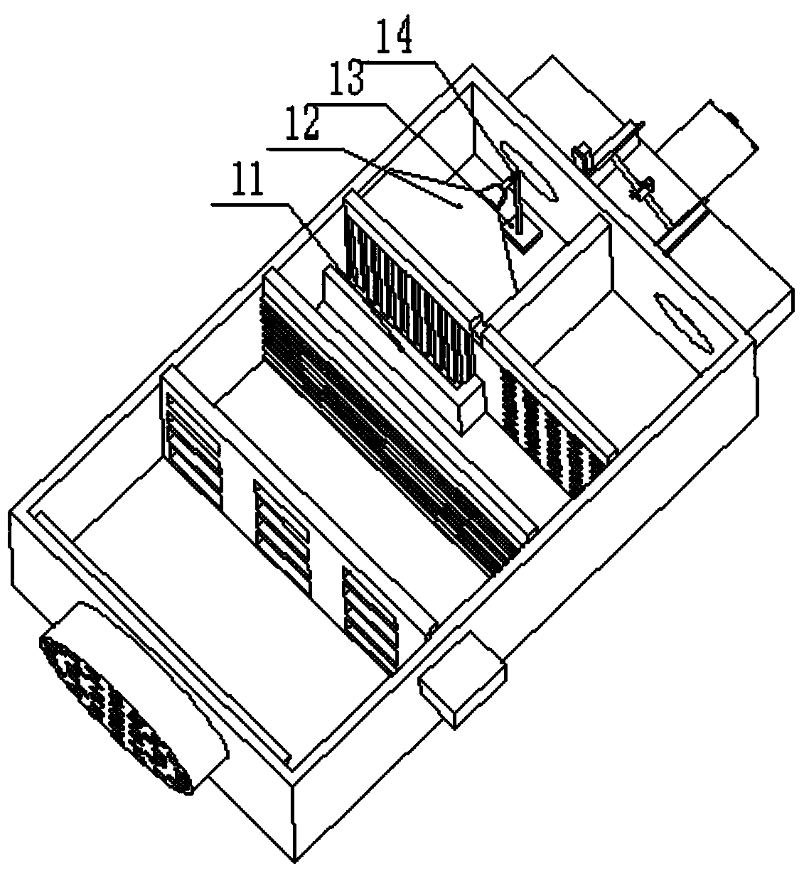 Air purification device for medical operating room