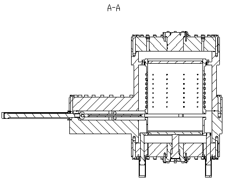 Hydrate development layered physical simulation experiment device