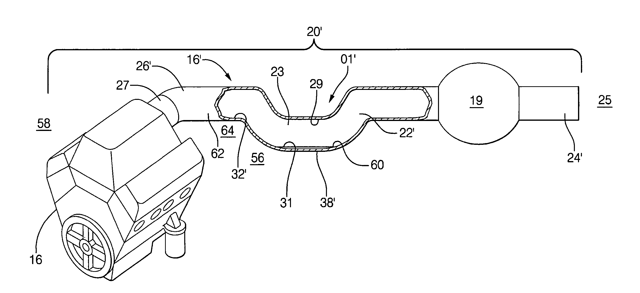 Engine intake hydrocarbon trap system