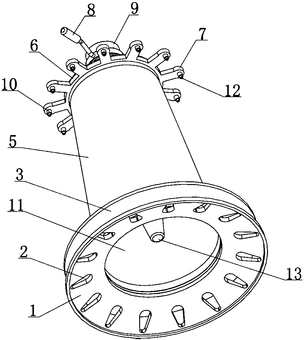 A household gas barbecue device