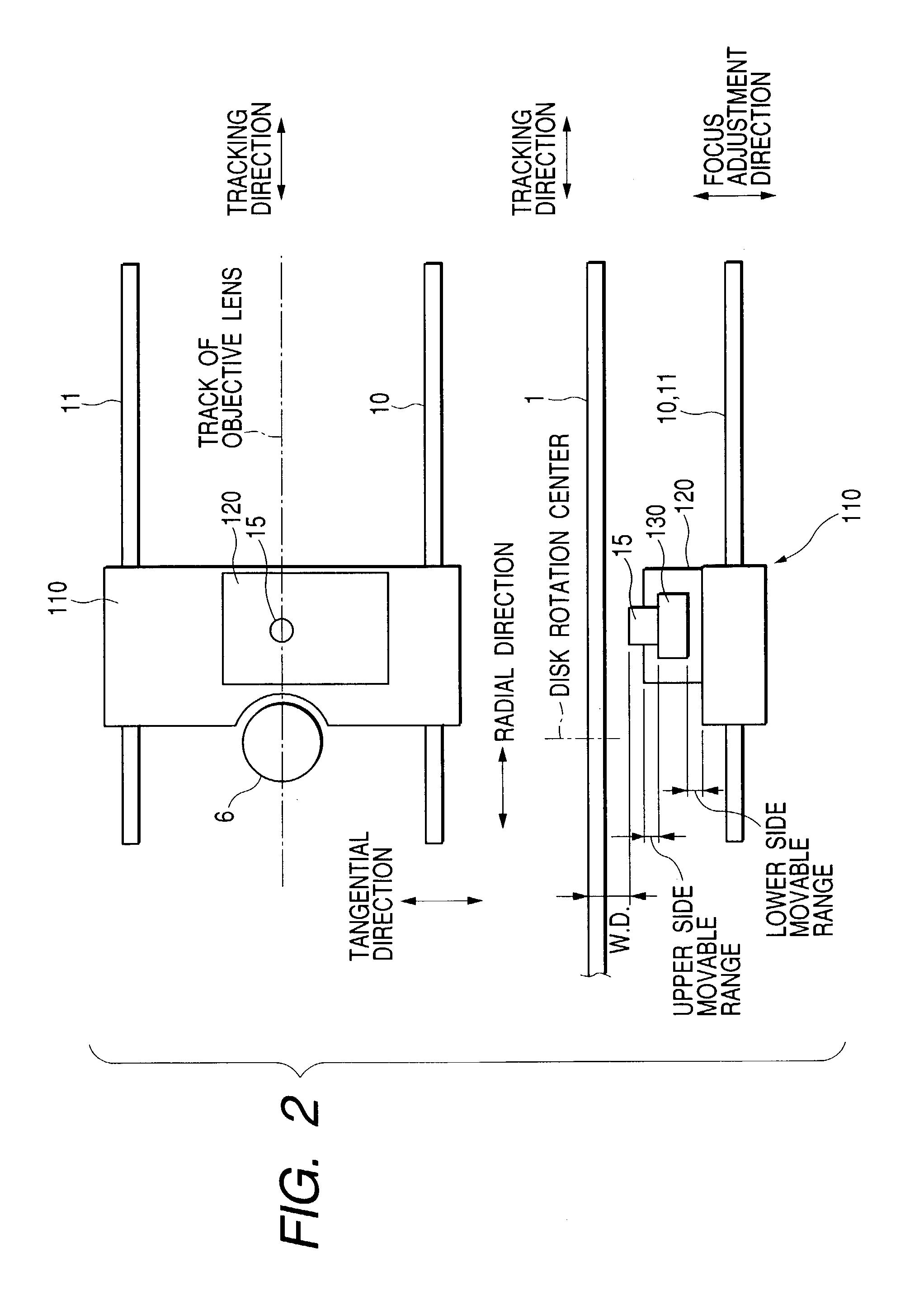 Optical disk drive apparatus, optical pickup, manufacturing method therefor and adjusting method therefor