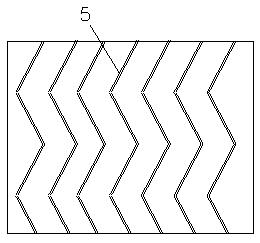 Water curtain dust removing device