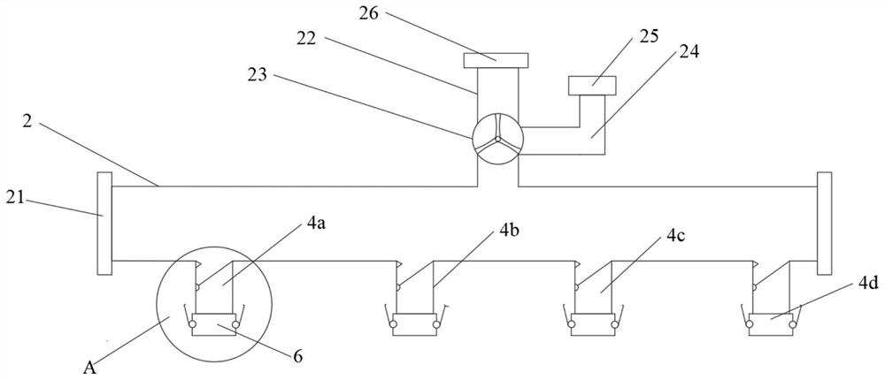 Fire hose quick connecting device and automatic laying system