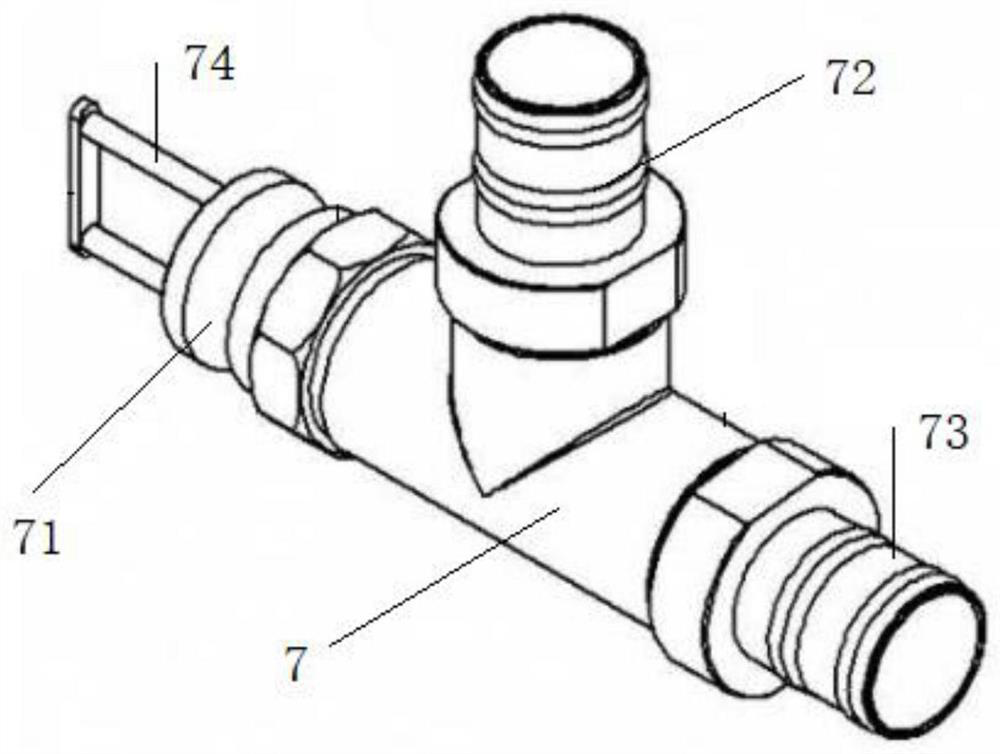 Fire hose quick connecting device and automatic laying system