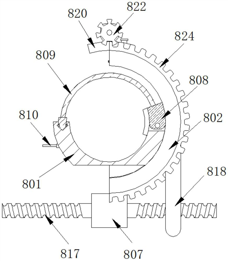 Patient limb adjusting device for ultrasonic examination