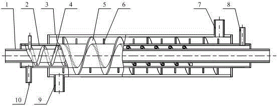 Two-sided cooling concentric sleeve type sulfonation reactor