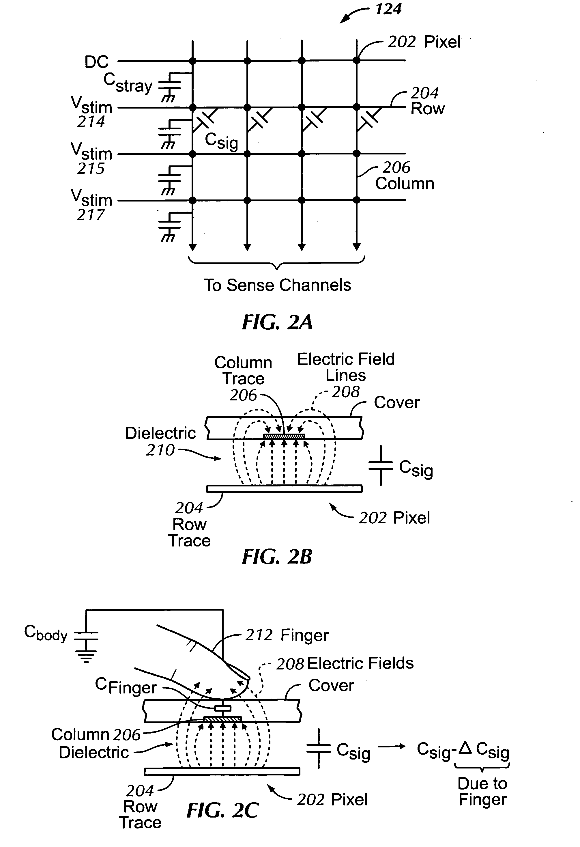 Single-chip multi-stimulus sensor controller