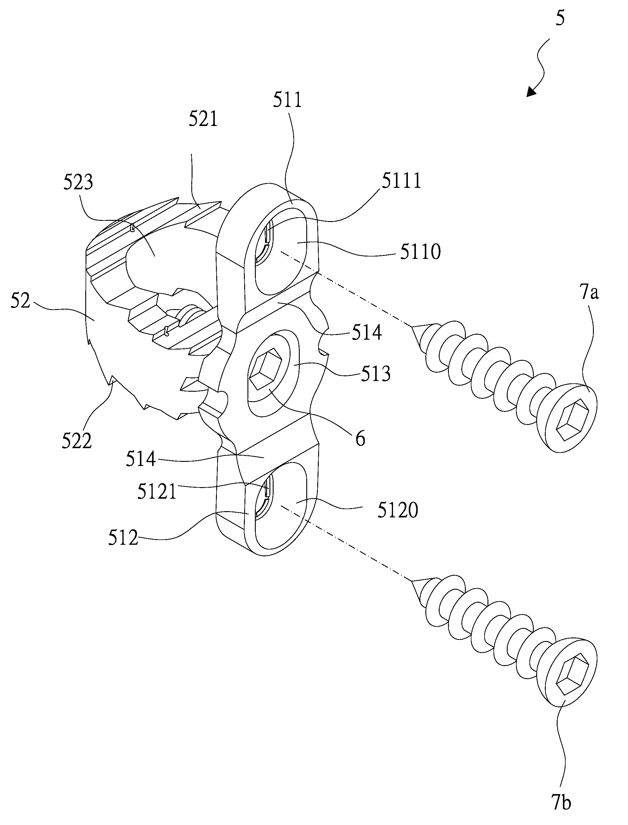 Intervertebral fixation device