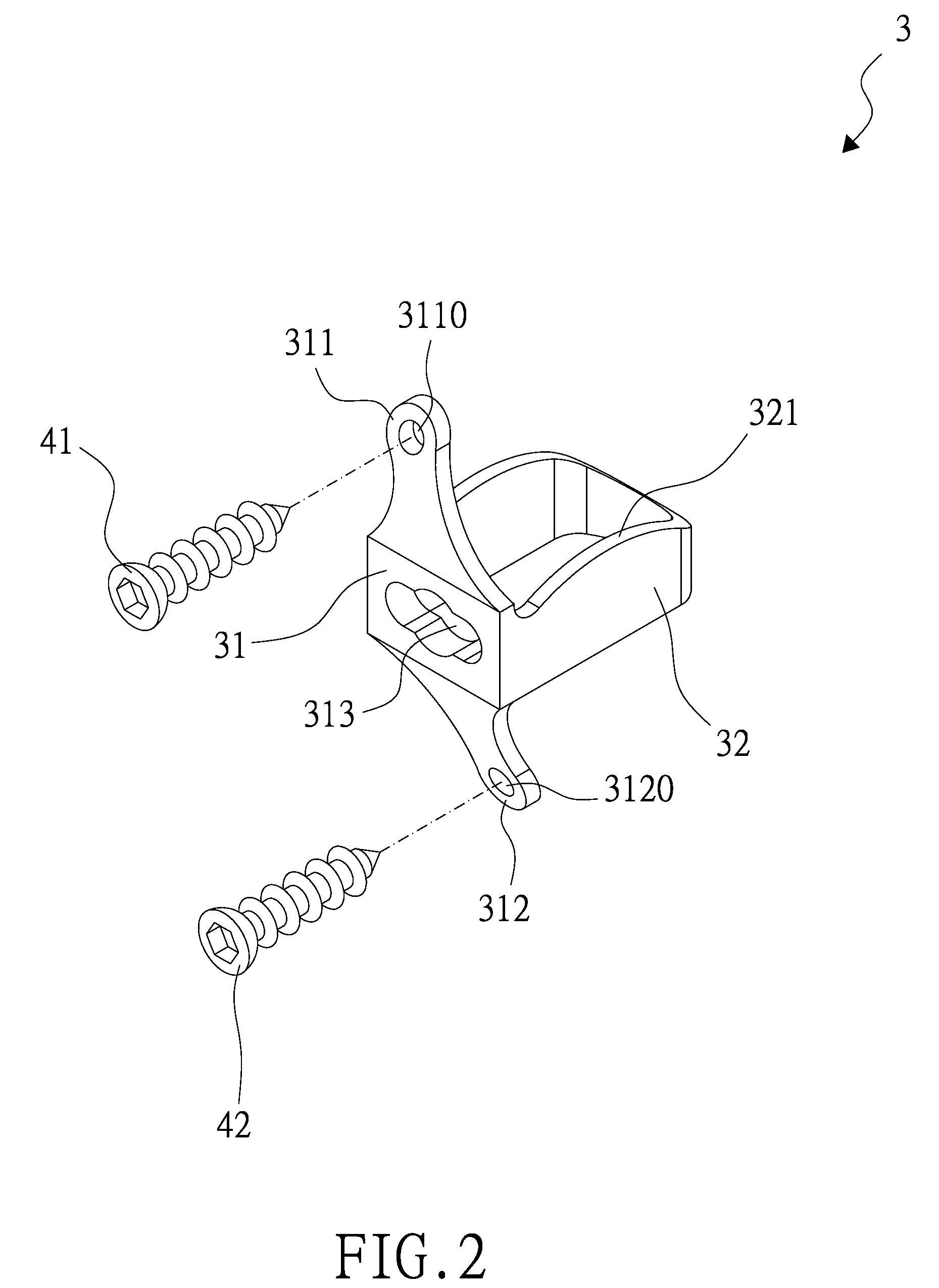 Intervertebral fixation device