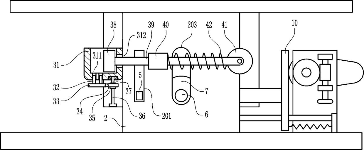 Convenient-to-adjust type inspection device for otorhinolaryngological department