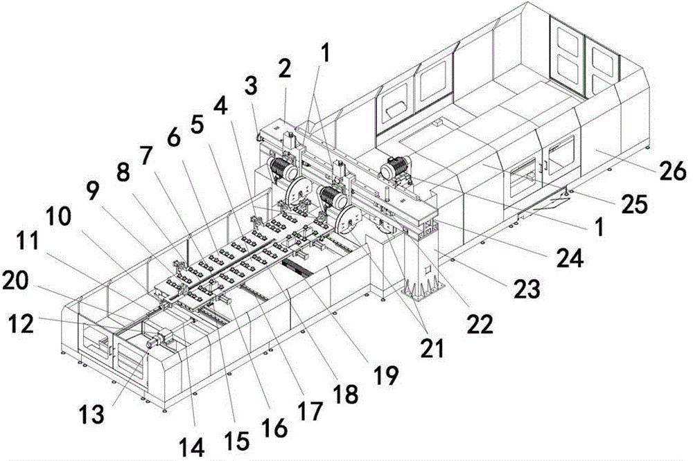 Plate trimming machine