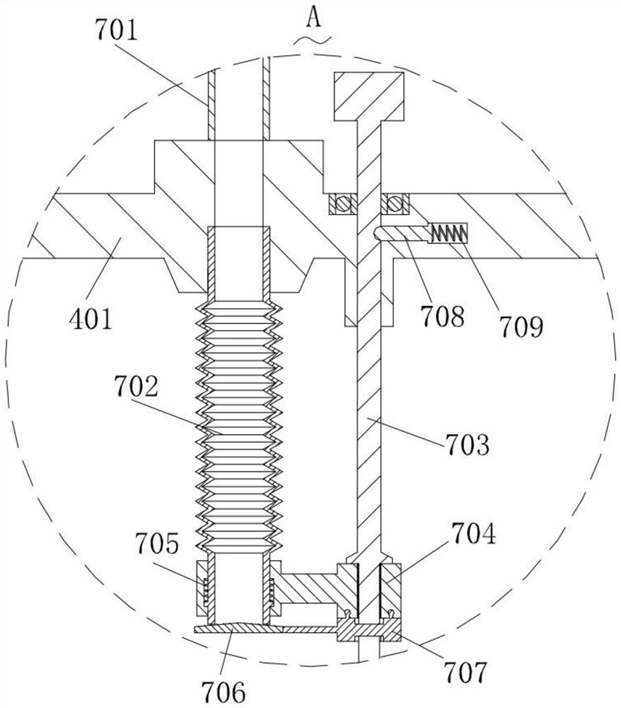 A spray type garbage deodorization device for garbage room