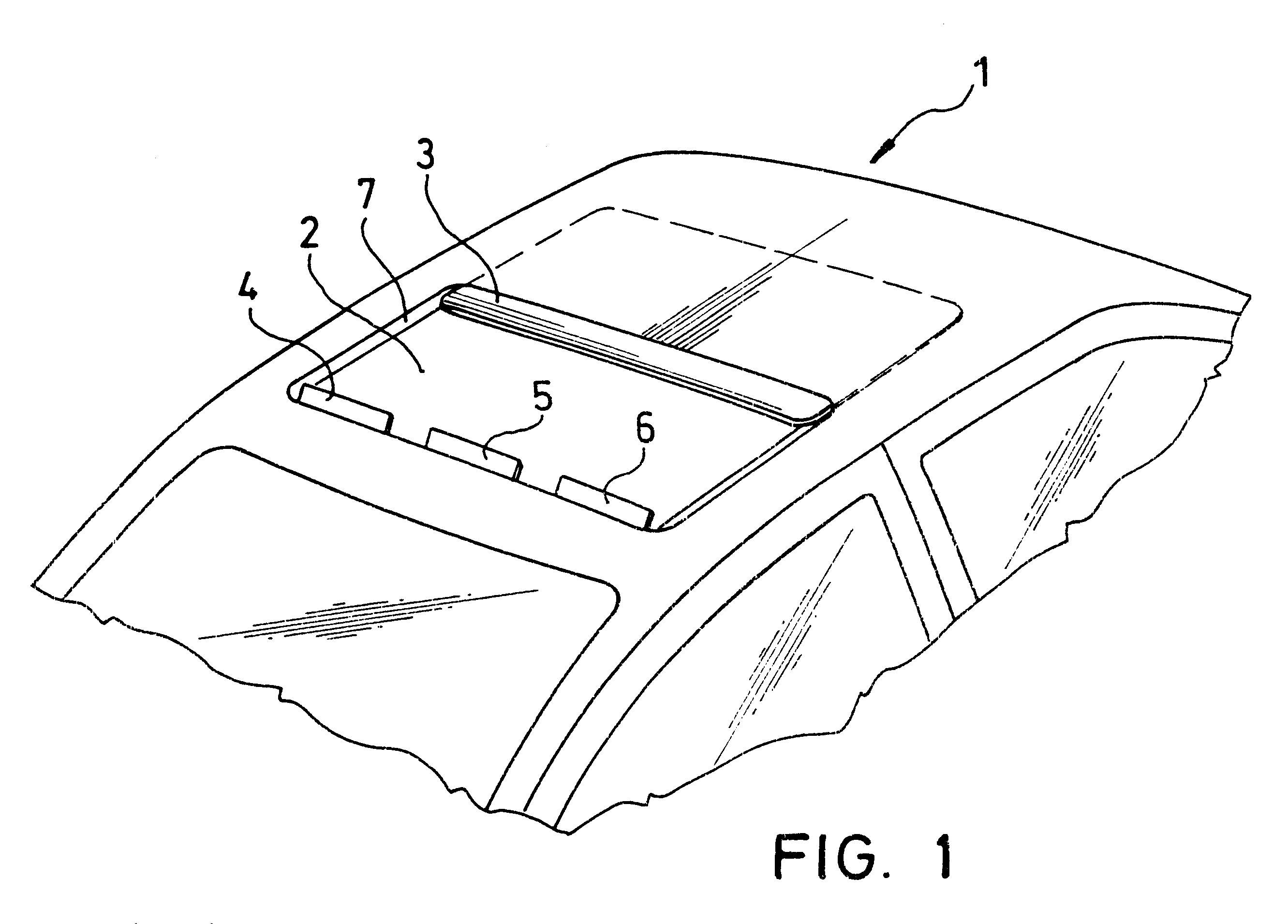 Device for influencing the air flow in the area of an openable motor vehicle roof