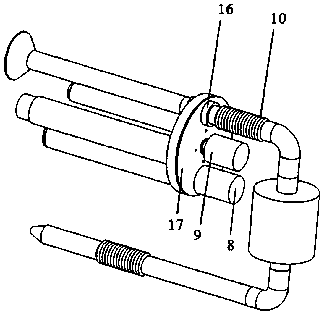 Aerosol sample sampling device capable of realizing automatic sampling