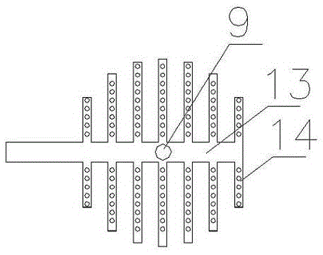 Split type carbonization furnace set