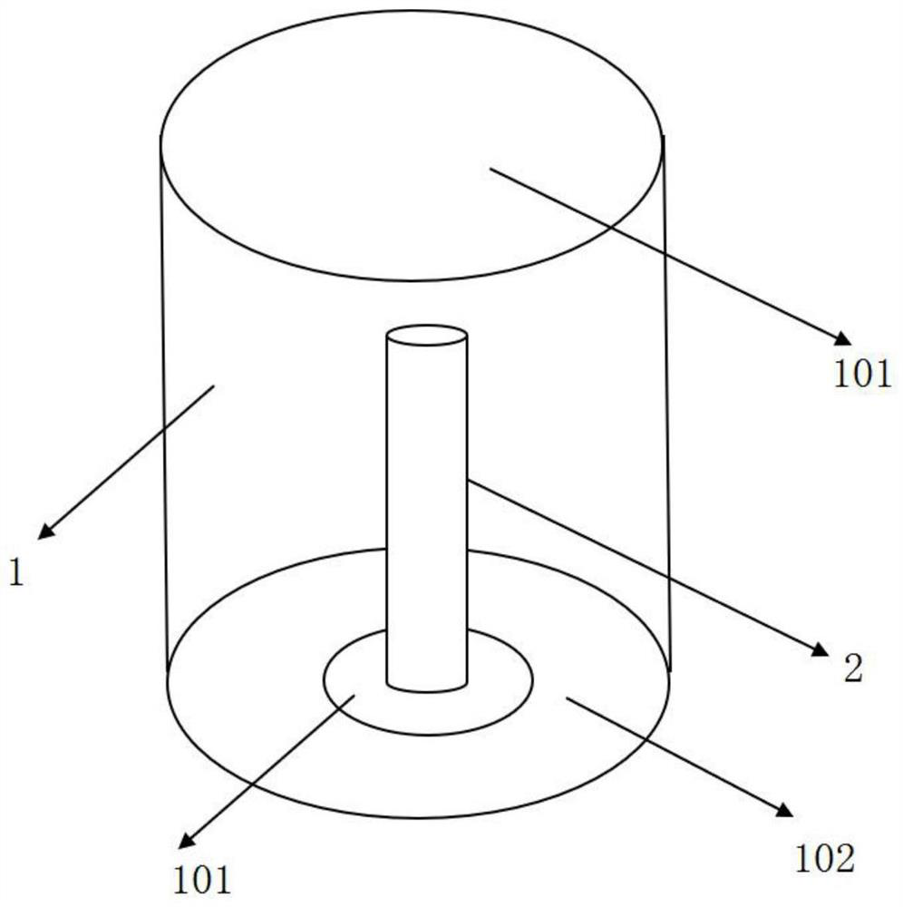 Electrical small structure non-totally-enclosed electromagnetic energy converter and electronic cigarette