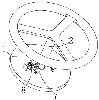 Auxiliary emergency braking device for electric automobile