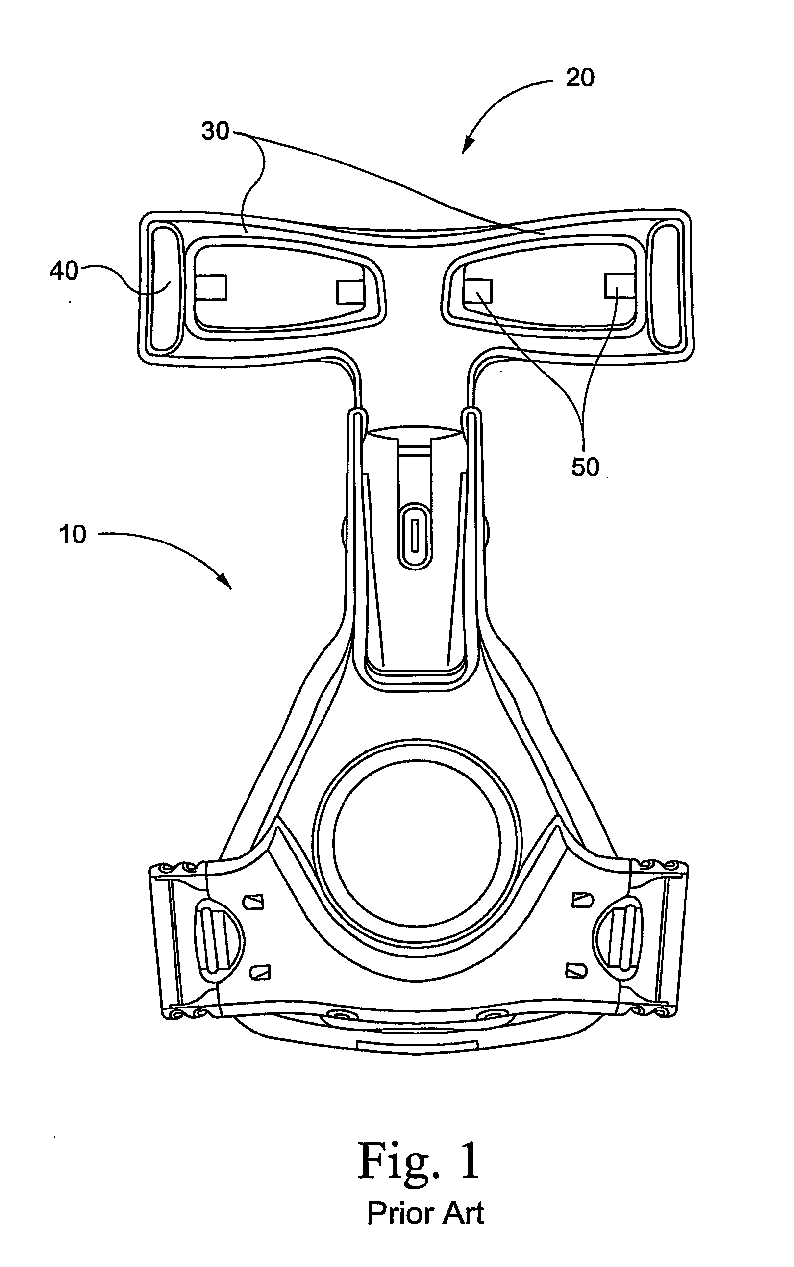 Forehead support for a patient interface