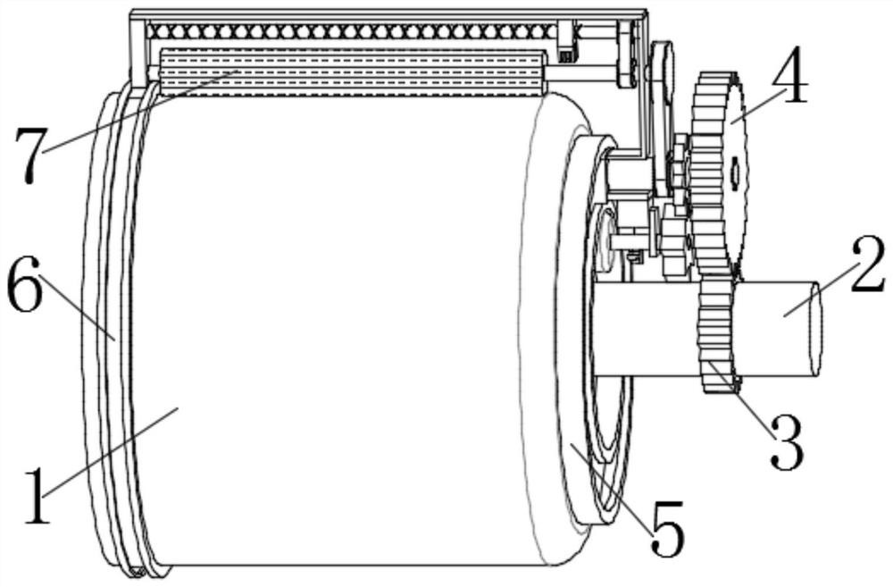 Brushless submersible motor for anti-erosion self-cleaning through motor driving