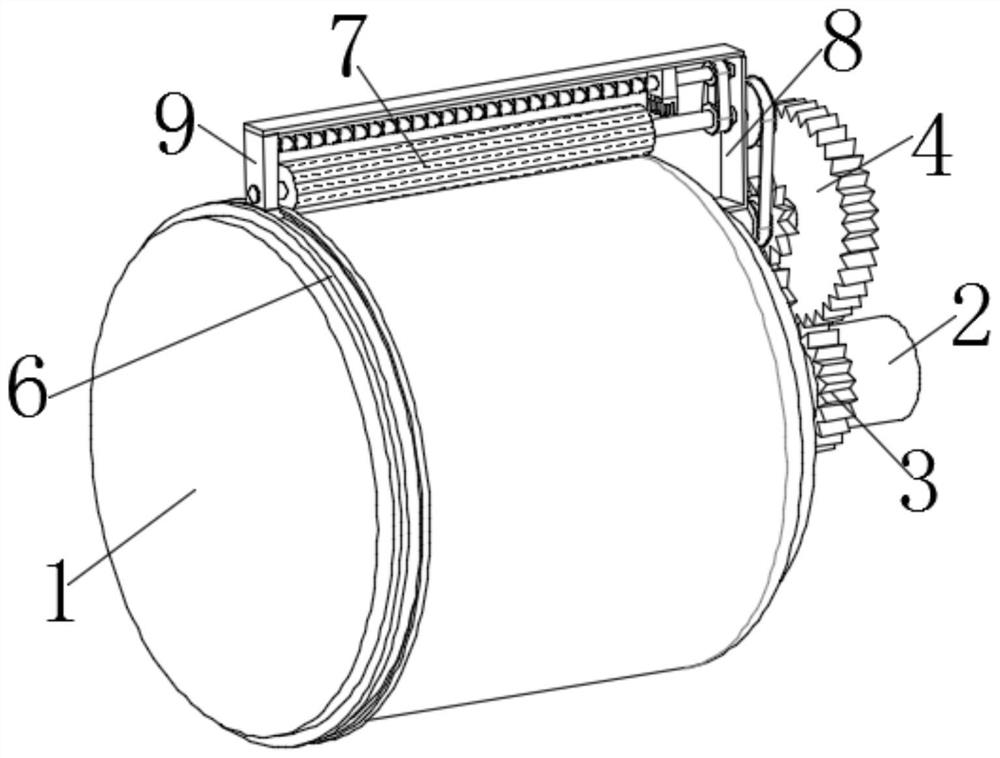 Brushless submersible motor for anti-erosion self-cleaning through motor driving