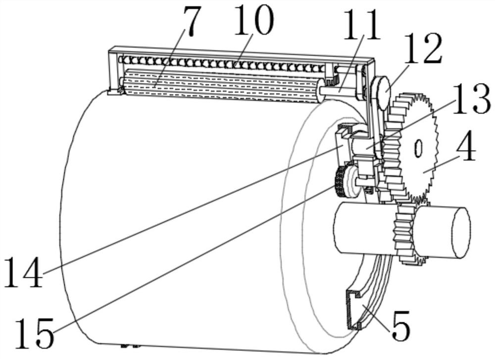 Brushless submersible motor for anti-erosion self-cleaning through motor driving