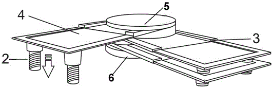 A special foot pedal for medical operating room with three layers of rotatable