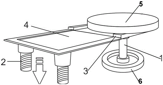 A special foot pedal for medical operating room with three layers of rotatable