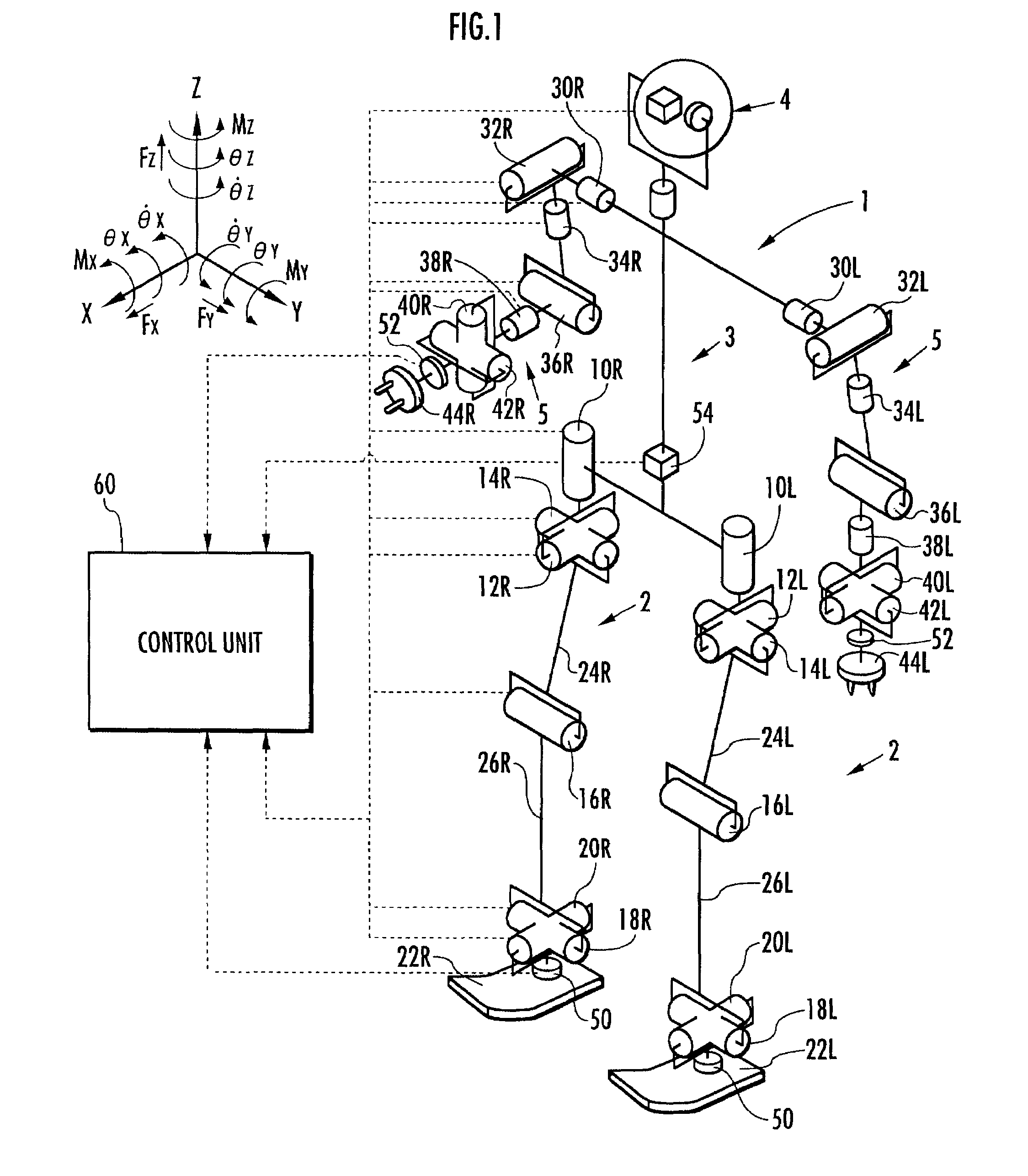 Gait creation device of leg-type mobile robot