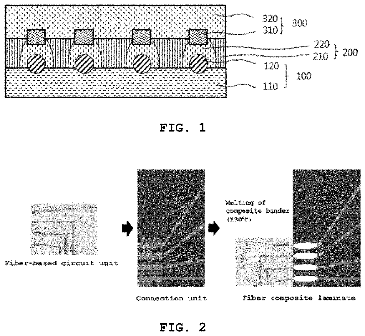 Fiber composite laminate including self-assembled conductive paste and method of manufacturing same