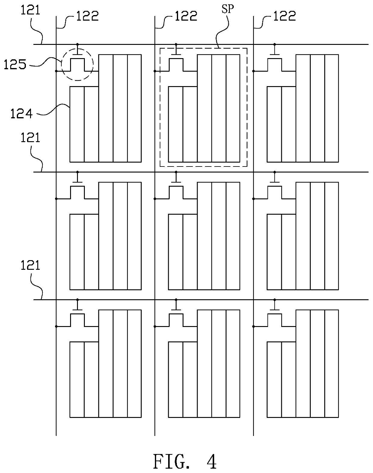 Touch display panel and touch display device with switchable viewing angles