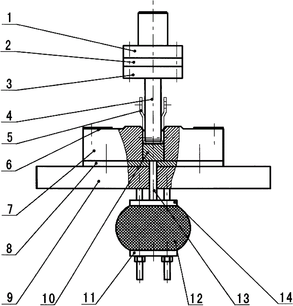 Pintle chain bending plate forming device