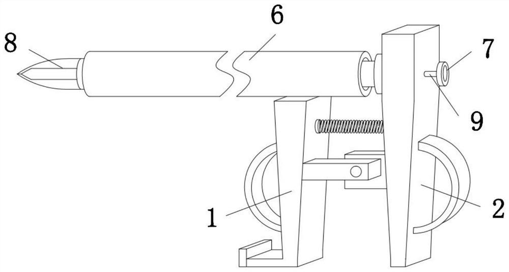 Laparoscope-guided fallopian tube recanalization forceps tool