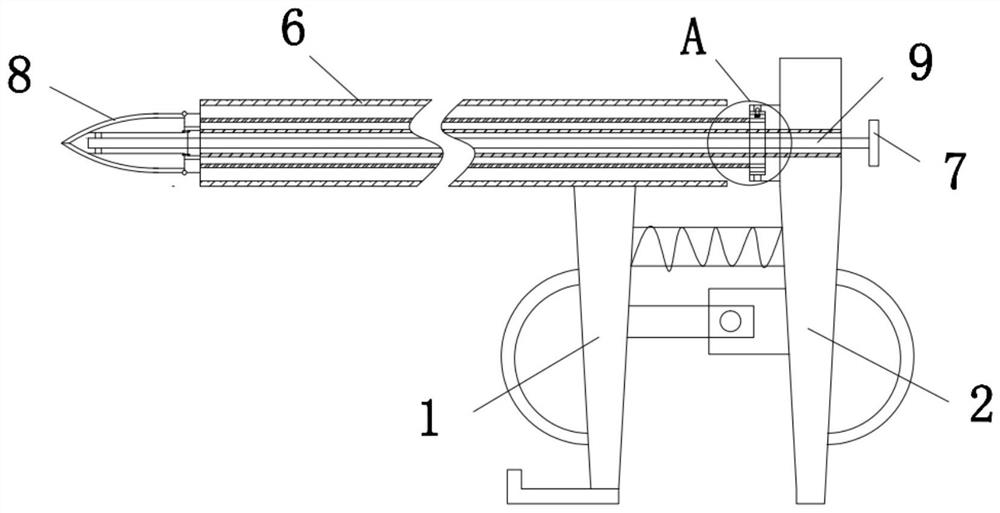 Laparoscope-guided fallopian tube recanalization forceps tool