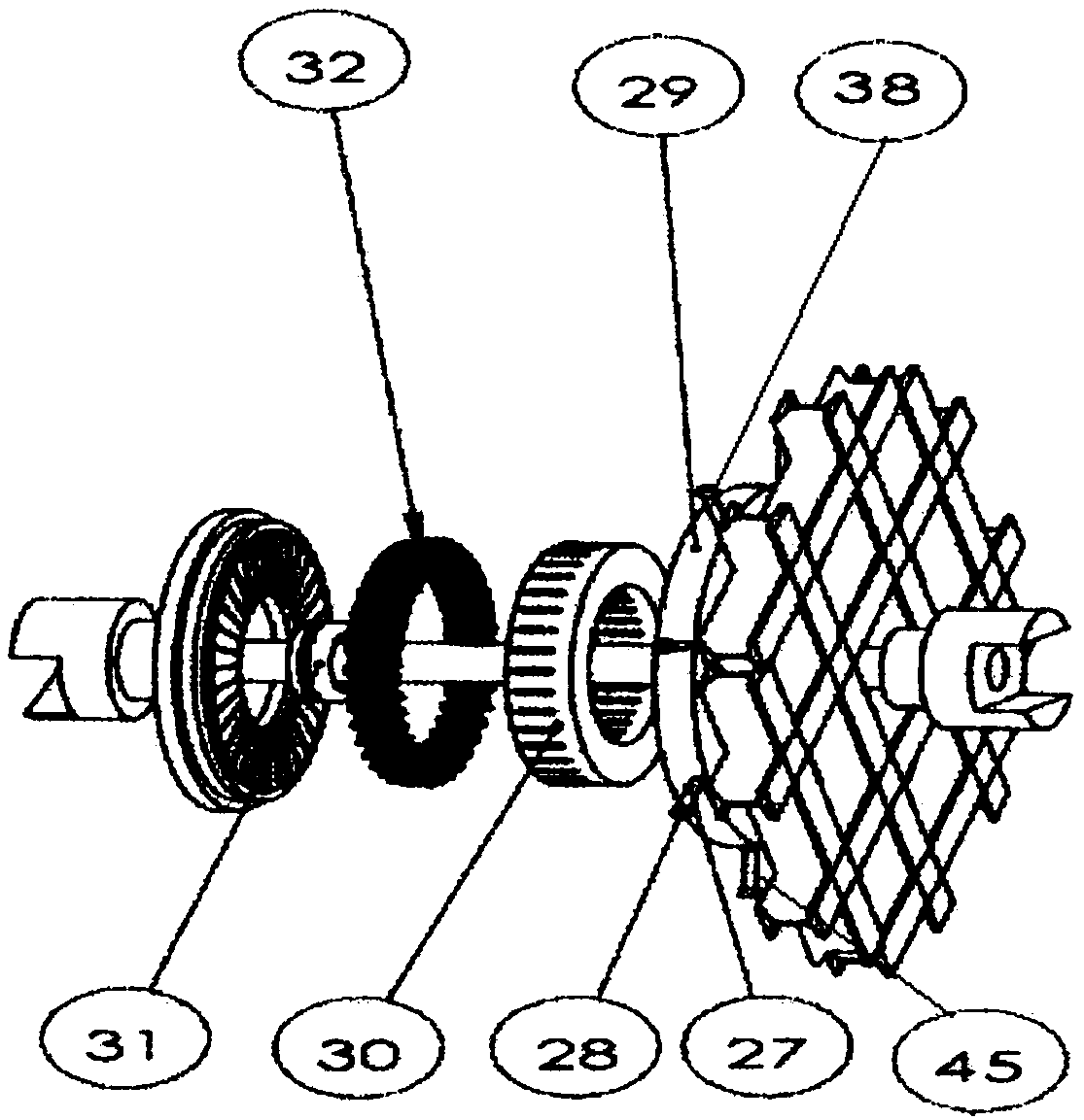 A direct-drive permanent magnet synchronous disc multi-combination high-power vertical wind turbine