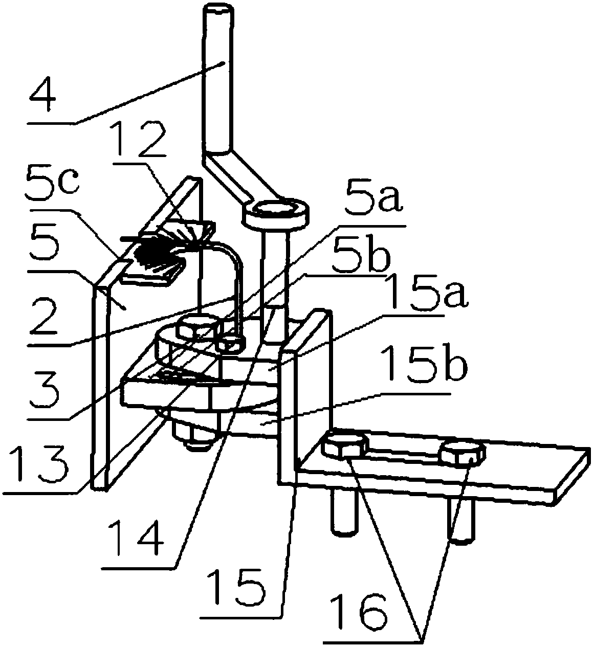 Device capable of achieving precise angle cutting of profile