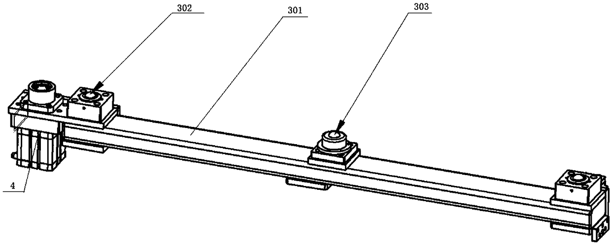 Positioning structure for AGV assembly vehicle tray