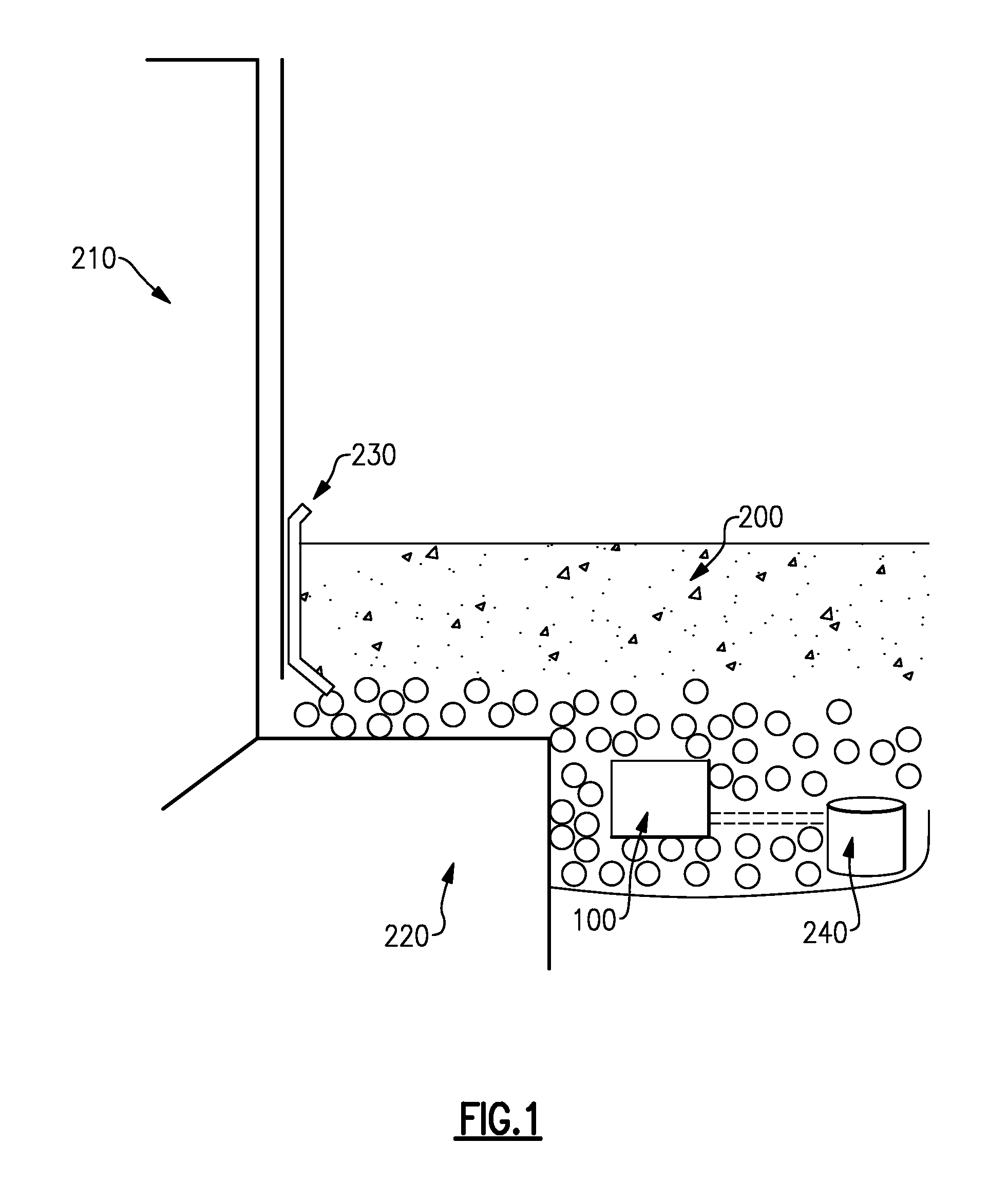 Basement drainage conduit