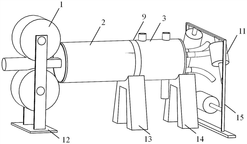 Preparation device and method of microfluidic tube for intelligent robot motor