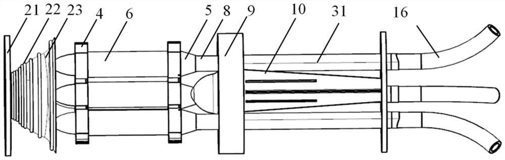 Preparation device and method of microfluidic tube for intelligent robot motor