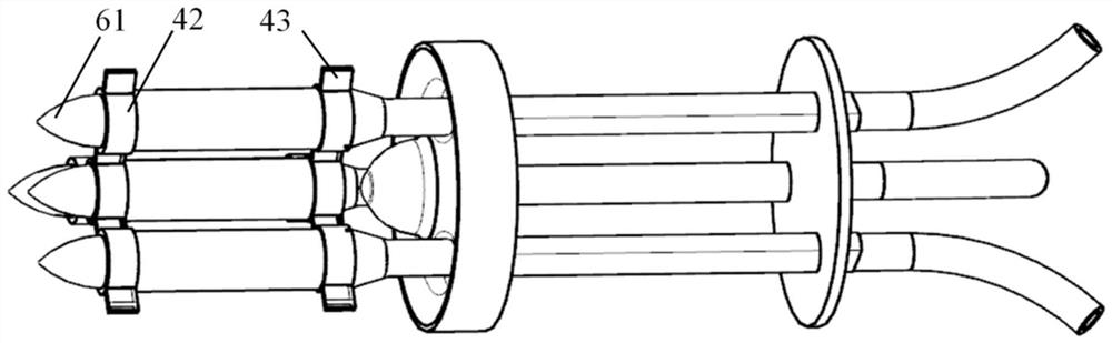 Preparation device and method of microfluidic tube for intelligent robot motor