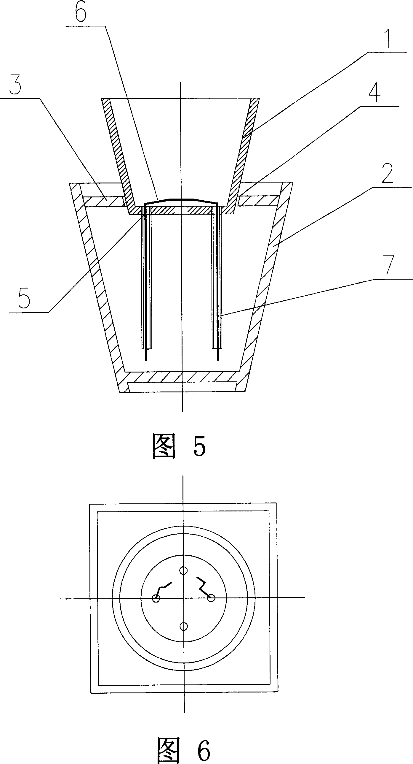 Degradable material and sand-fixation nursery stock cultivation stoup manufactured by the same