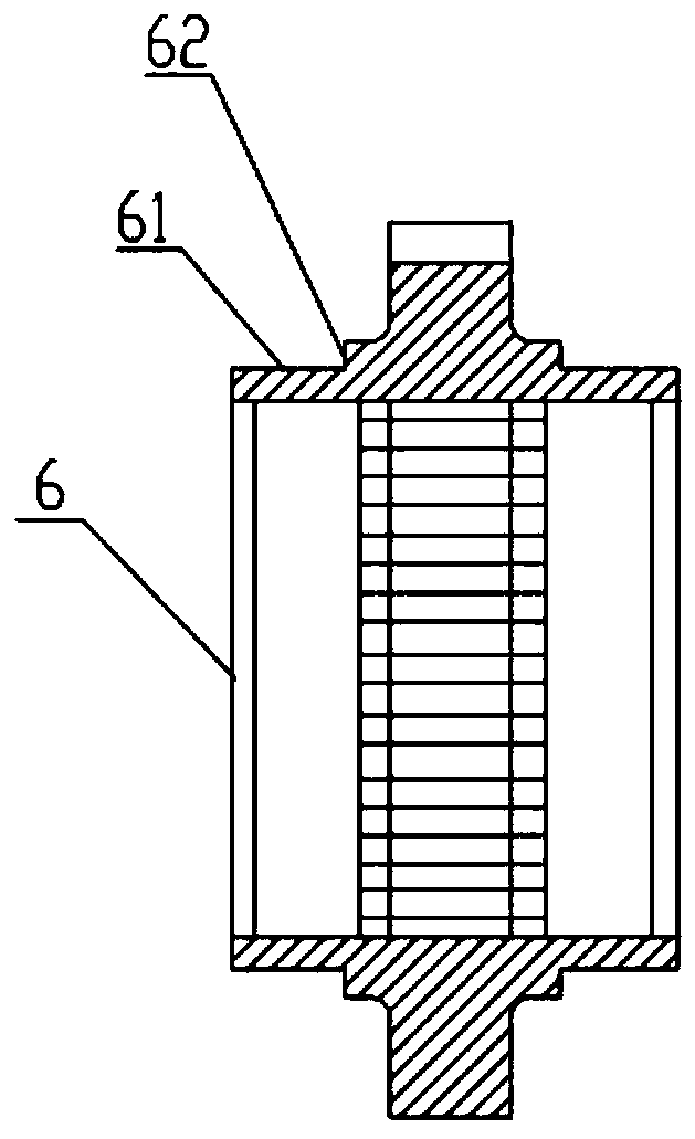 Chain wheel outer circle and end surface grinding tool