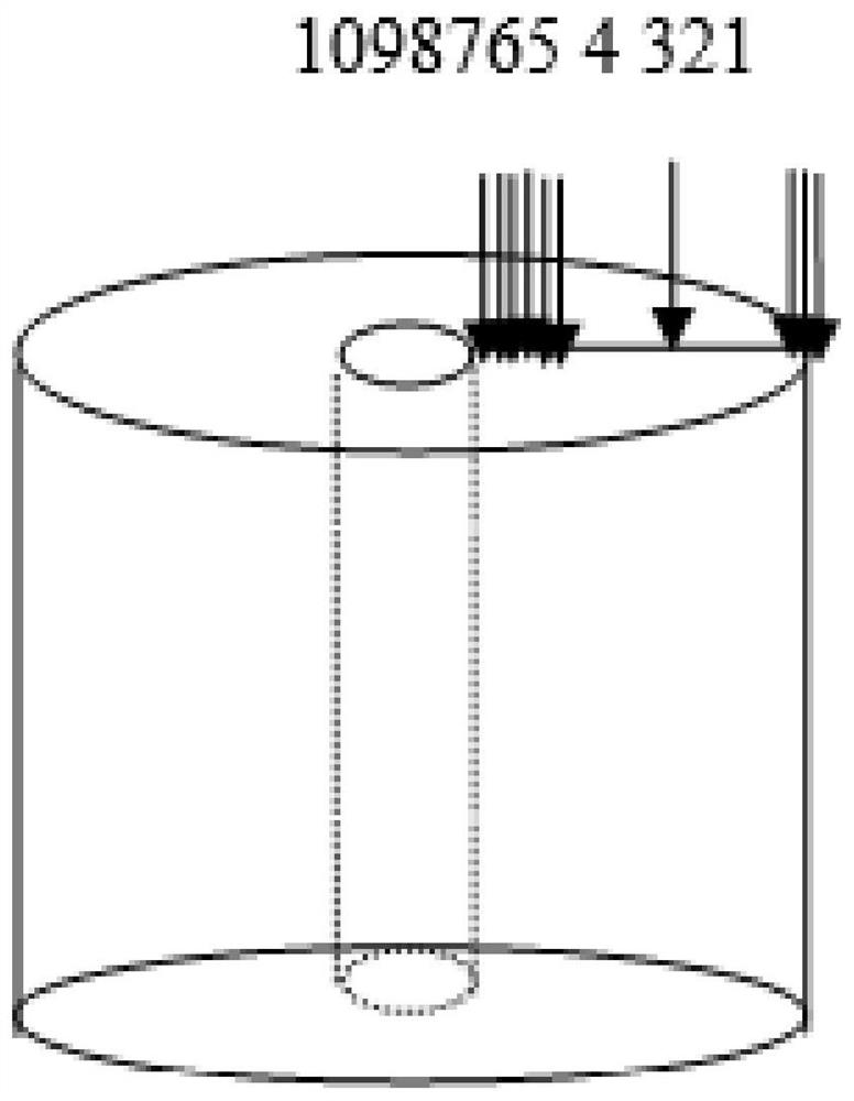 Method for judging whether internal and external color difference exists in cone yarn