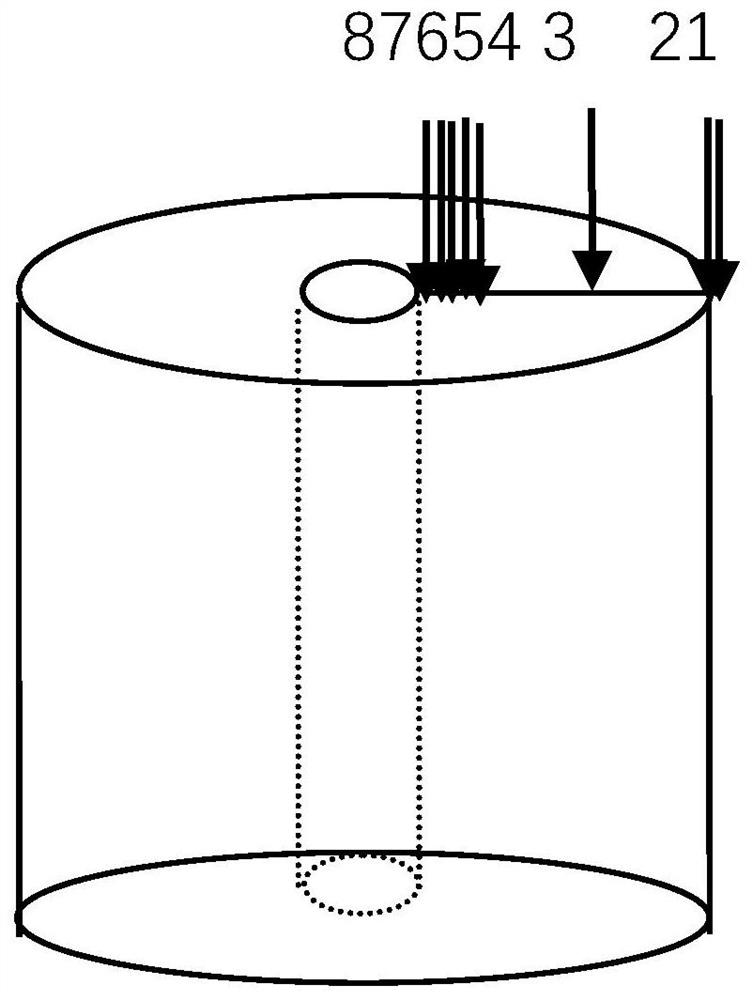 Method for judging whether internal and external color difference exists in cone yarn