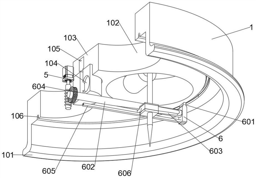 Centralized collection device for marrow fluid samples of blood disease