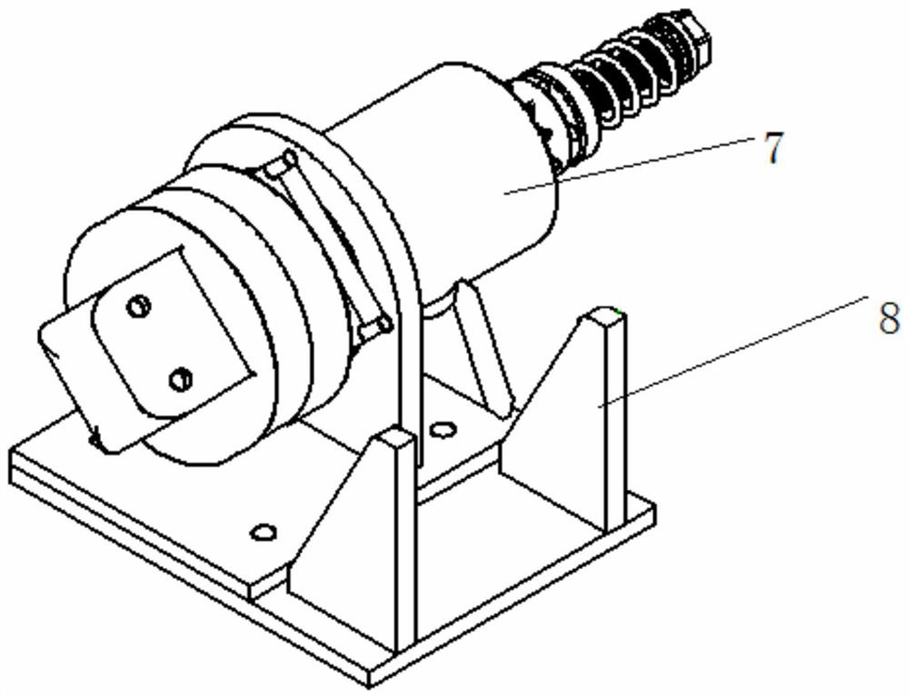 Explosion-proof motor toothed card rail car for coal mine