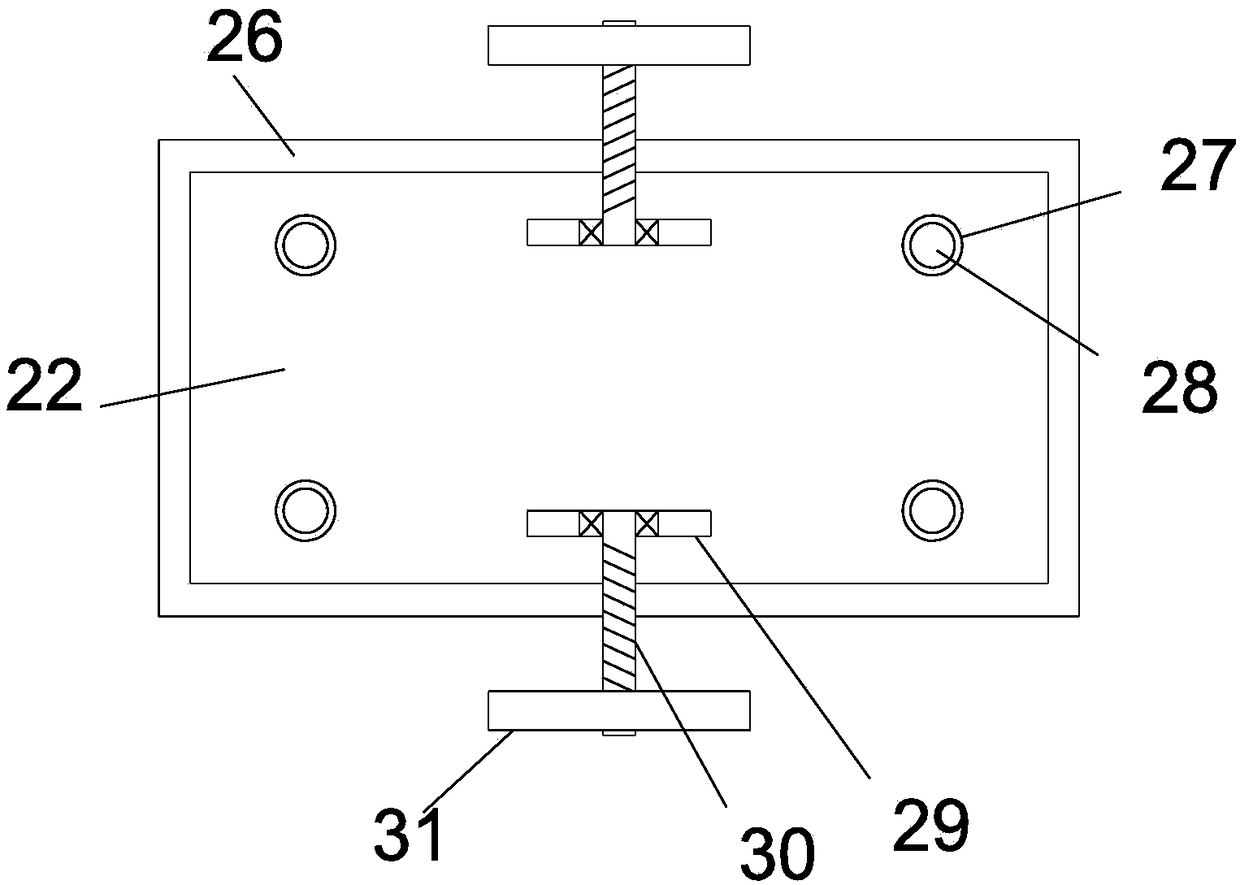 Steel plate surface efficient grinding and rust removing device