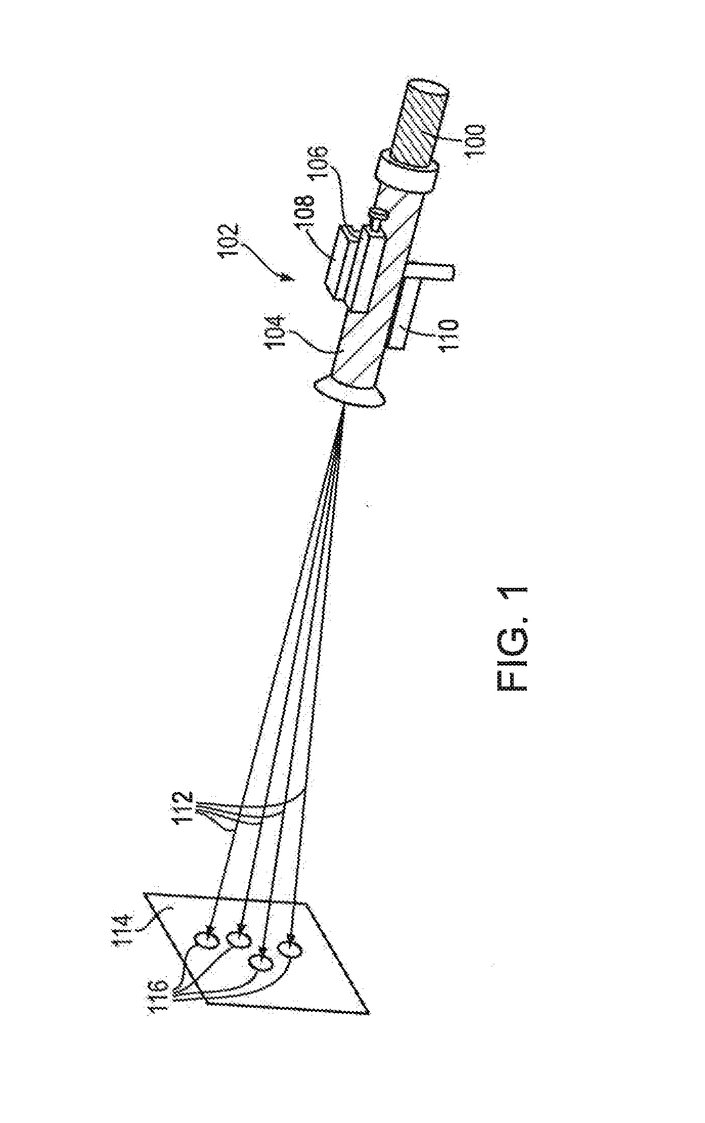 Field boresighting using holographic laser projection