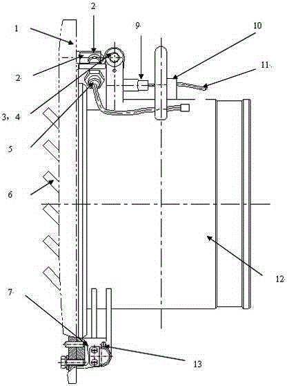 Air conditioner air supply connector