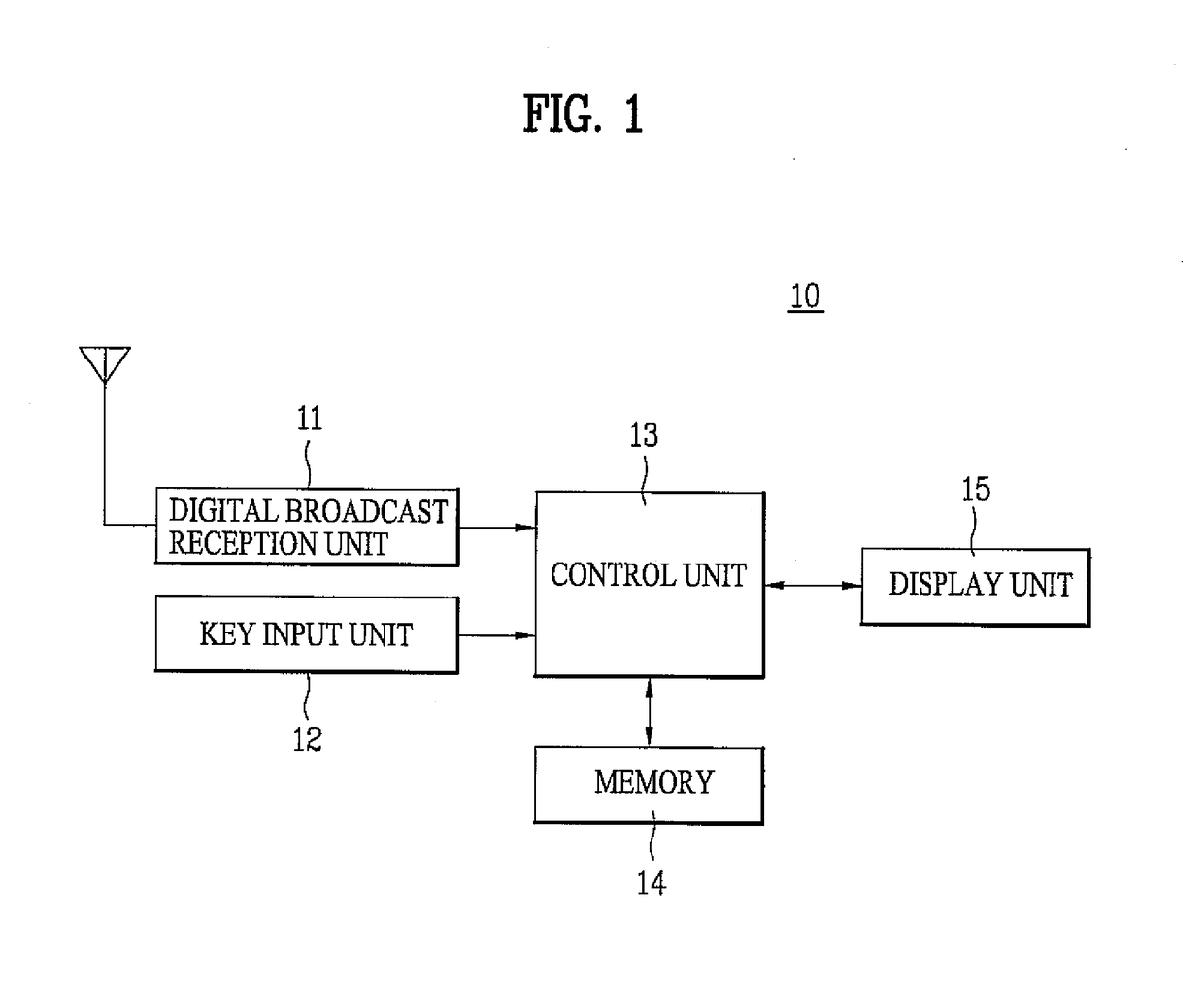 Mobile terminal and method of managing broadcasting service information using digital broadcast reception function